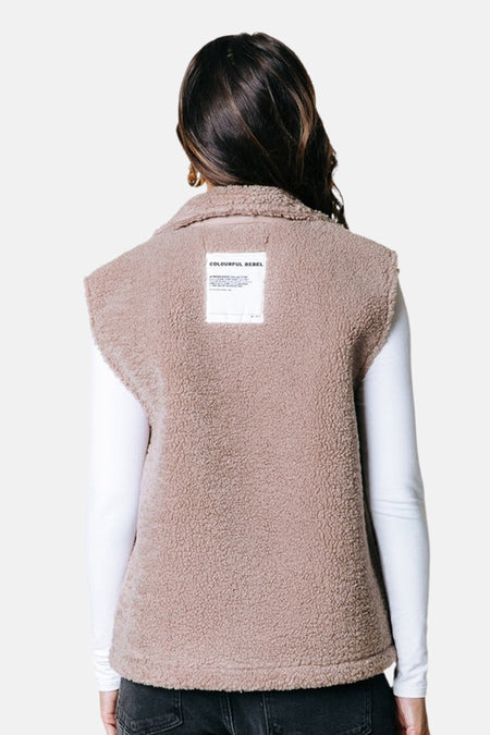 Veste sans manches - beige