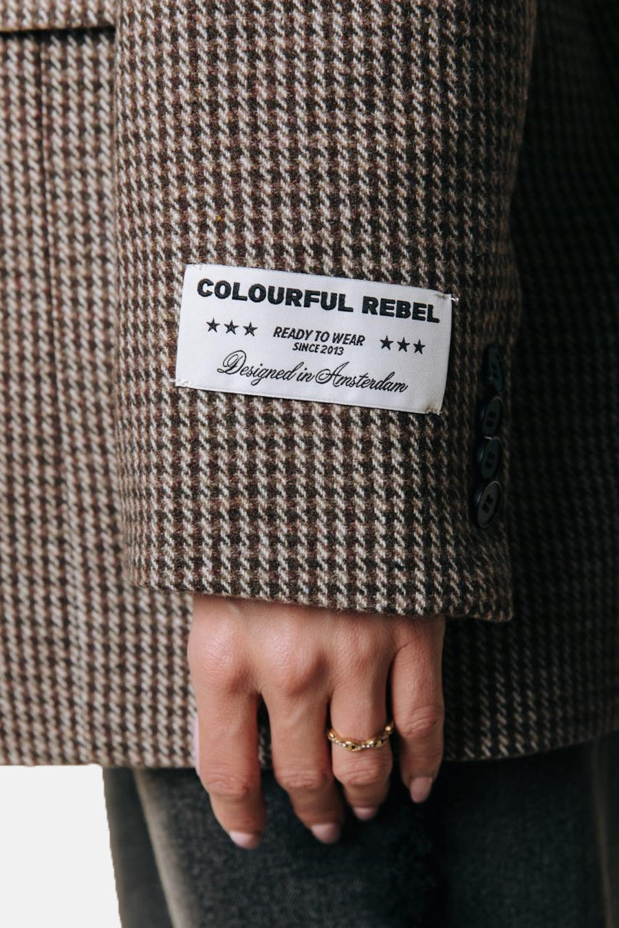 Blazer brun - COLOURFUL REBEL