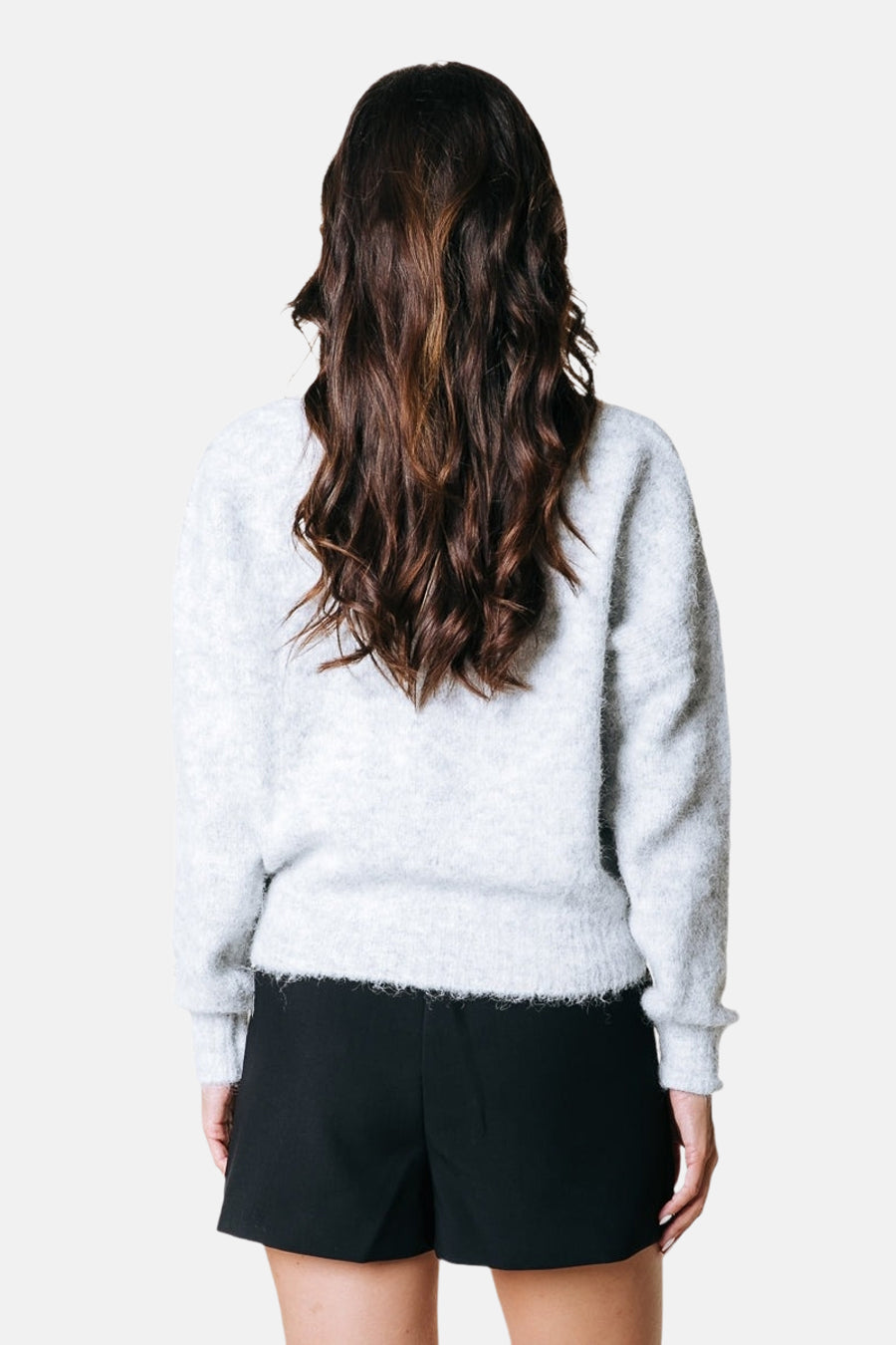 Pull à col rond - gris - COLOURFUL REBEL