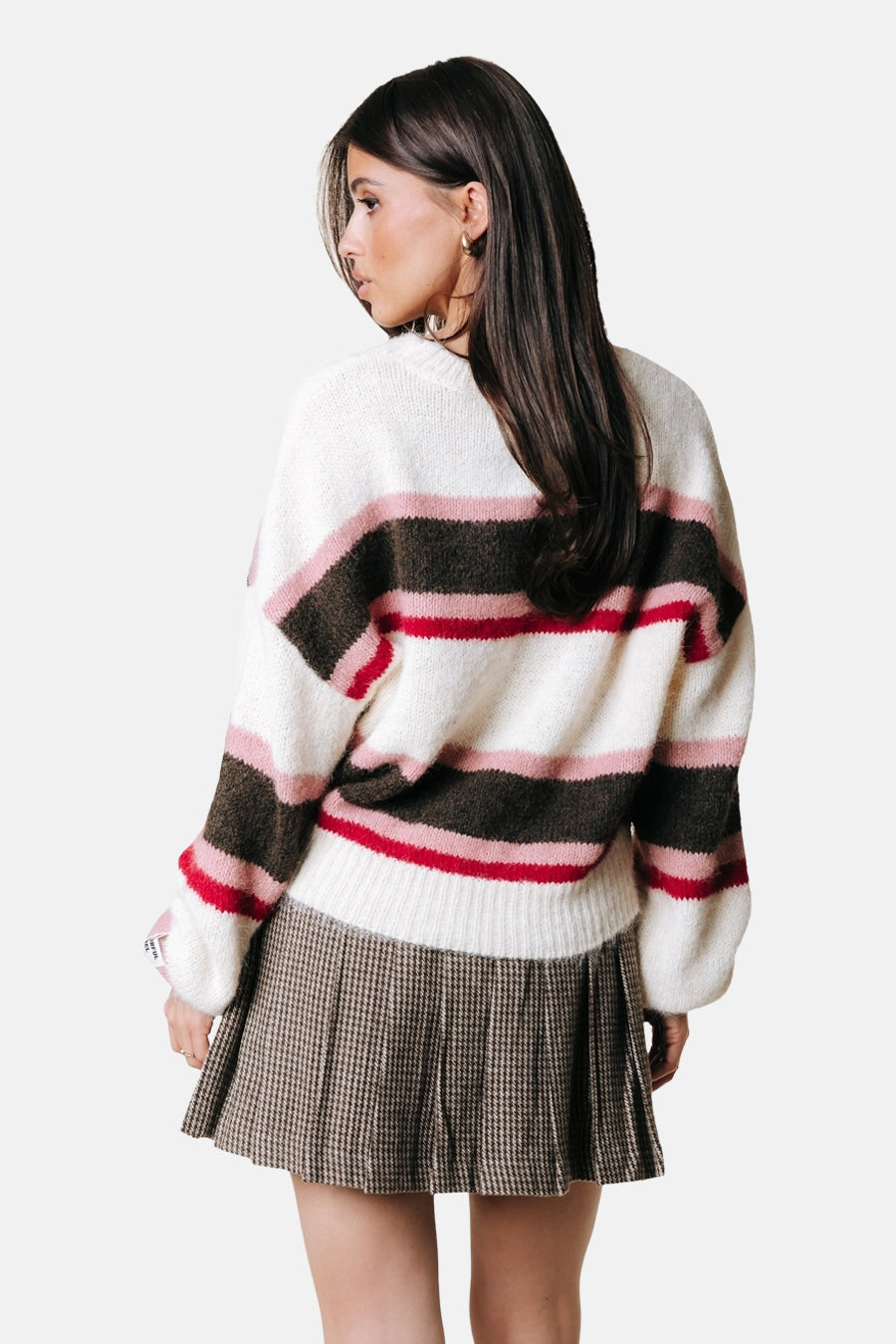 Pull col O blanc - COLOURFUL REBEL