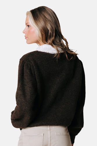 Pull col O brun - COLOURFUL REBEL