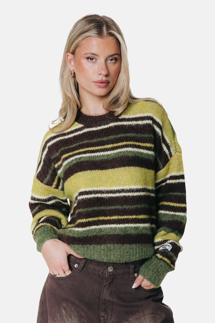 Pull col O multicolore - COLOURFUL REBEL