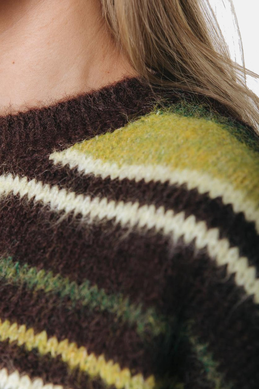 Pull col O multicolore - COLOURFUL REBEL
