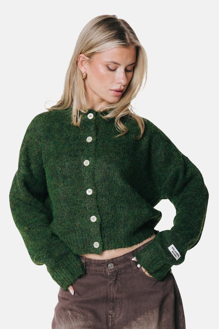 Cardigan vert - COLOURFUL REBEL