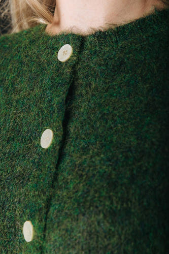 Cardigan vert - COLOURFUL REBEL