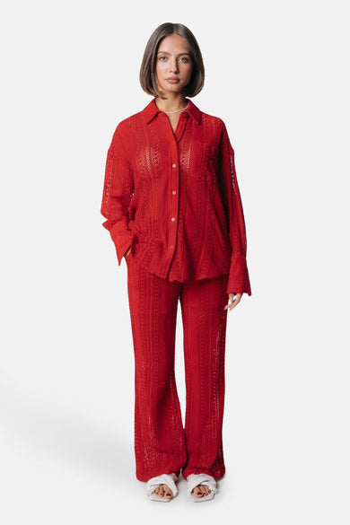 Pantalon Rouge - COLOURFUL REBEL