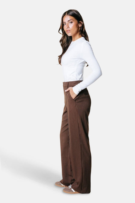 Pantalon de costume - brun