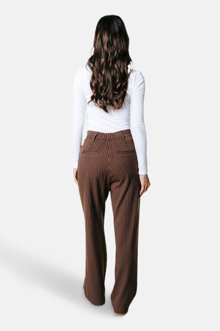 Pantalon de costume - brun