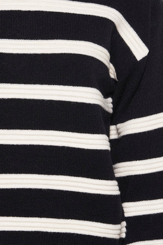 Pull à col rond - noir - HAILYS - 4