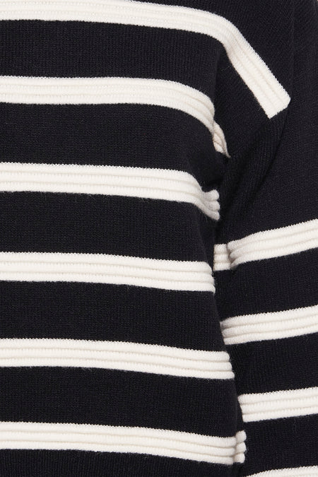 Pull à col rond - noir