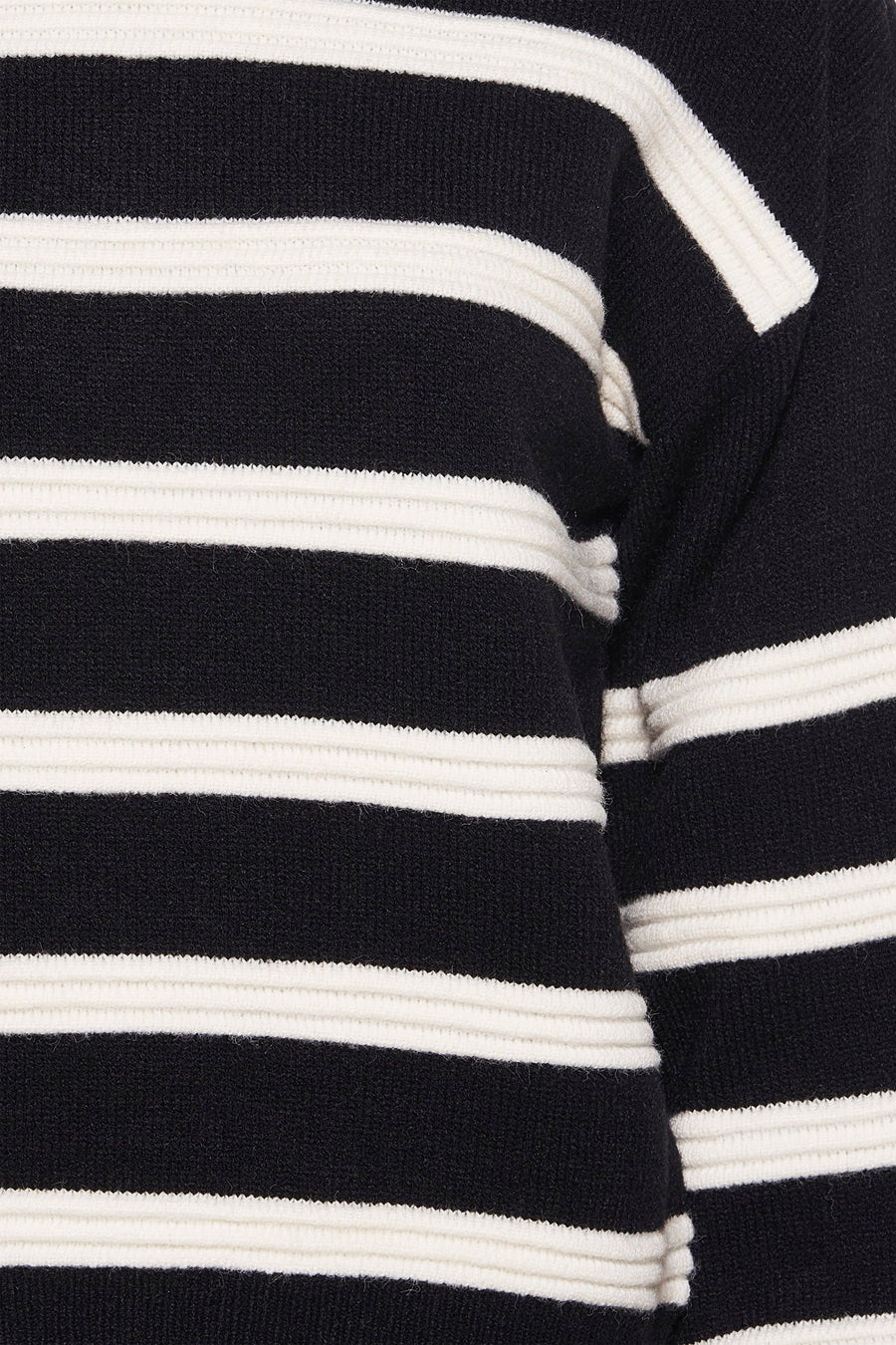 Pull à col rond - noir - HAILYS - 4