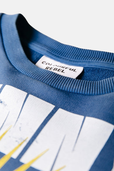 Sweat col O Bleu - COLOURFUL REBEL
