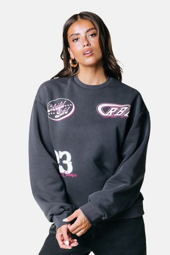 Sweat - gris - COLOURFUL REBEL