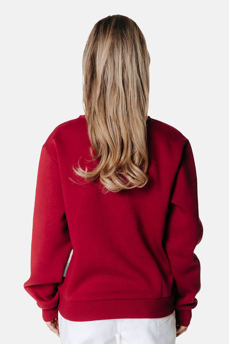 Sweat col O rouge - COLOURFUL REBEL