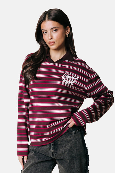 Polos (manches longues) rouge - COLOURFUL REBEL