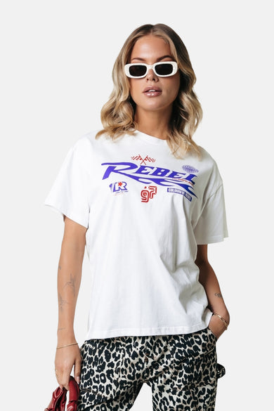 T-shirt (manches courtes) Blanc - COLOURFUL REBEL