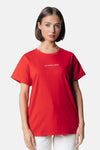 Top uni manche courte Rouge - COLOURFUL REBEL