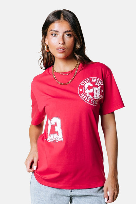 T-shirt à manches courtes - rouge