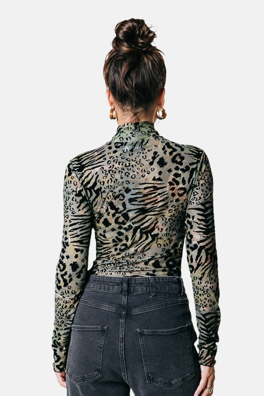 T-shirt à manches longues - vert - COLOURFUL REBEL