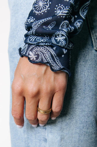 T-shirt à manches longues - bleu - COLOURFUL REBEL