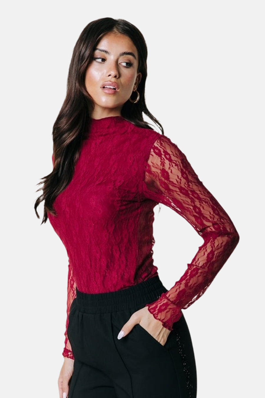 T-shirt à manches longues - rouge - COLOURFUL REBEL