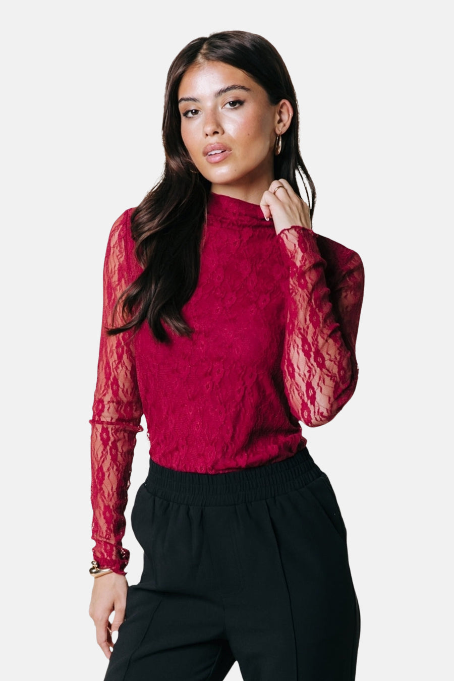 T-shirt à manches longues - rouge - COLOURFUL REBEL