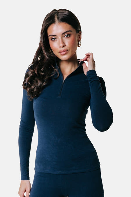 T-shirt à manches longues - bleu