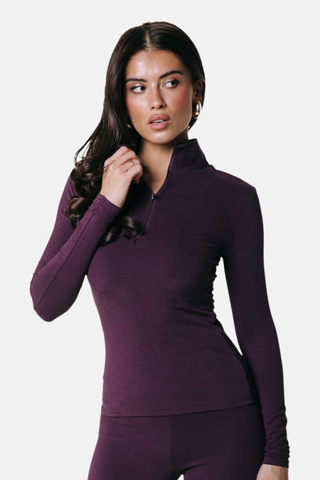 T-shirt à manches longues - violet