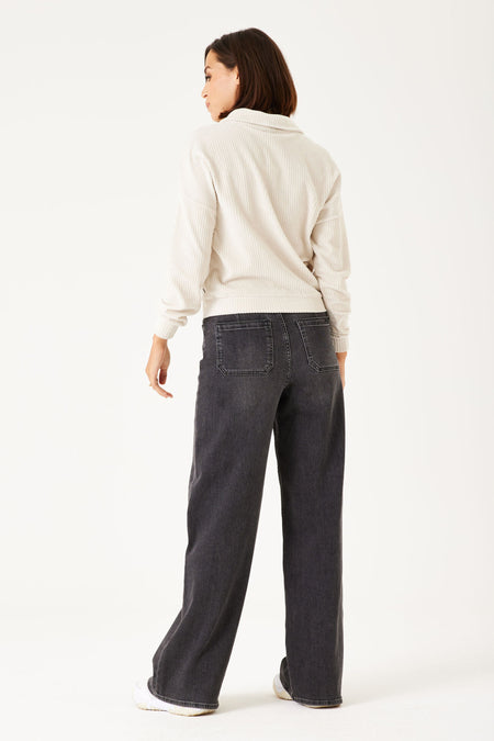 Pull col roulé blanc - GARCIA