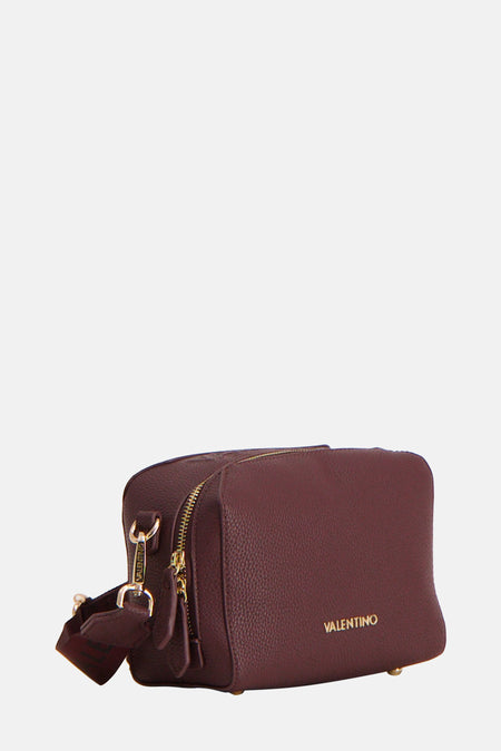 Manteau de Bordeaux VALENTINO BAGS, avec des détails dorés et une bandoulière ajustable.