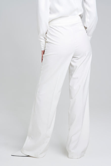Pantalon costume - blanc