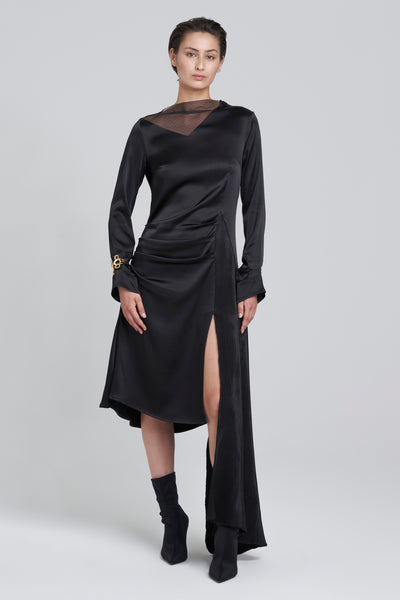 Robe longues Noir - YOUNG DESIGNERS X ZEB