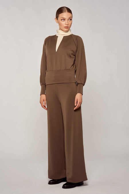 Blouse - marron
