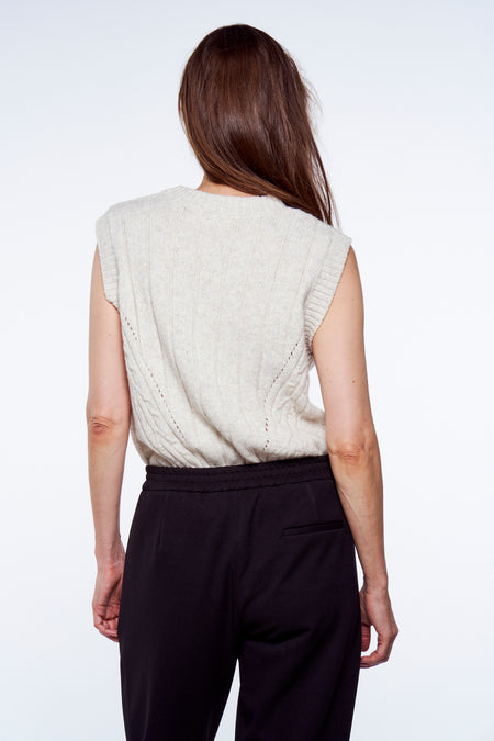 T-shirt - écru