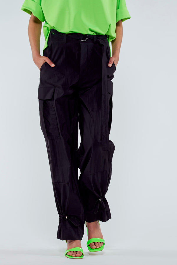 Pantalon cargo Noir - YŪGEN