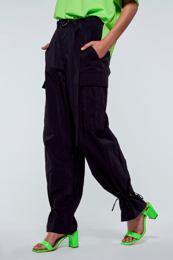 Pantalon cargo Noir - YŪGEN