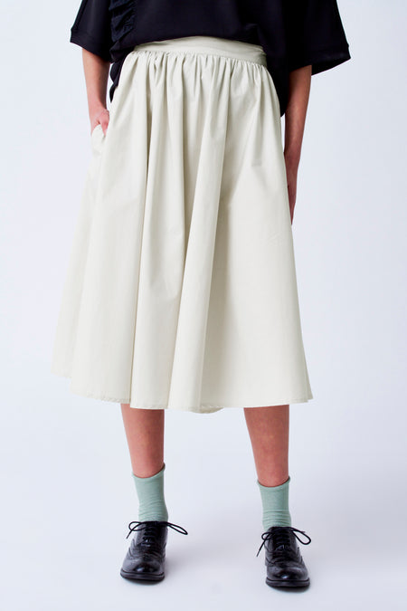 Jupe midi - beige