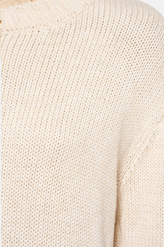 Pull à col rond - beige - HAILYS