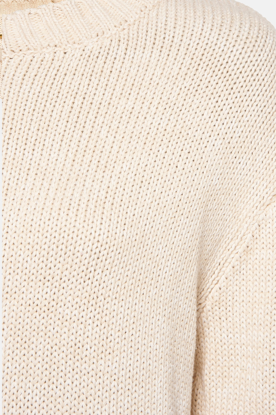 Pull à col rond - beige - HAILYS