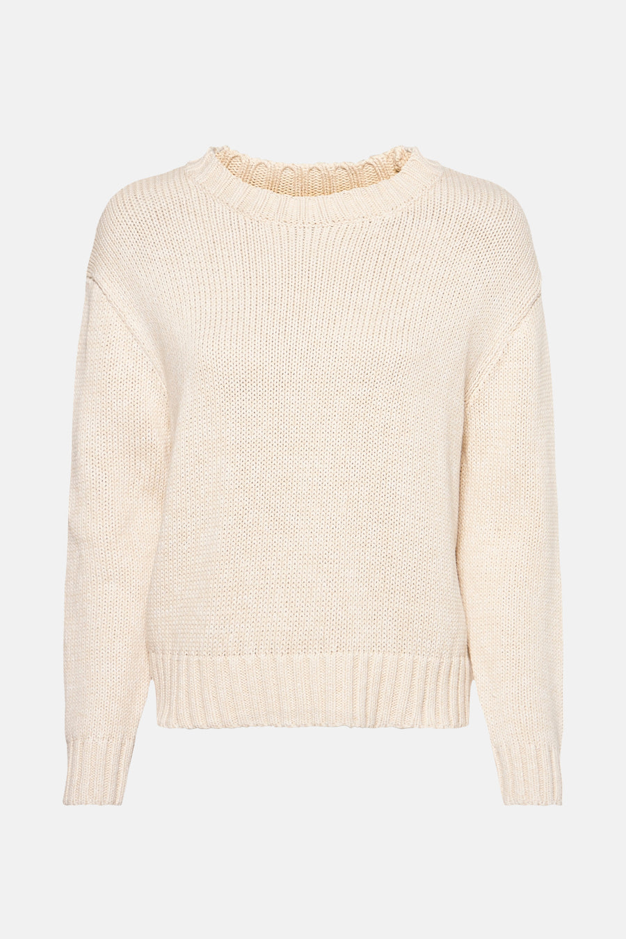 Pull à col rond - beige - HAILYS