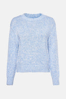 Pull à col rond - bleu