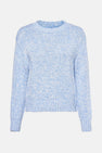 Pull à col rond - bleu