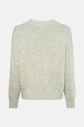 Pull à col rond - Vert