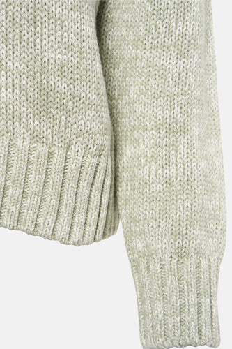 Pull à col rond - Vert - HAILYS