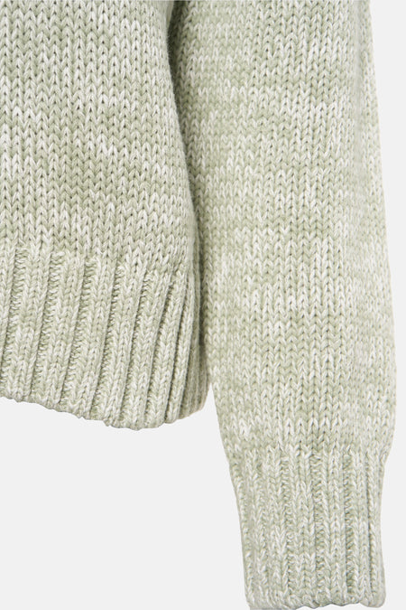 Pull à col rond - Vert