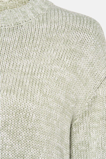 Pull à col rond - Vert