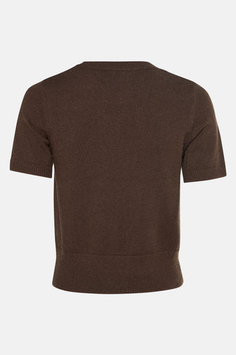 Pull à col rond - brun - HAILYS - 4