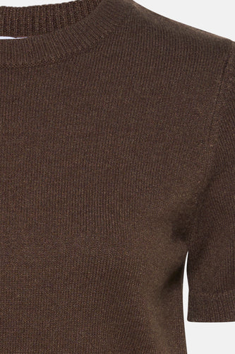 Pull à col rond - brun - HAILYS - 4