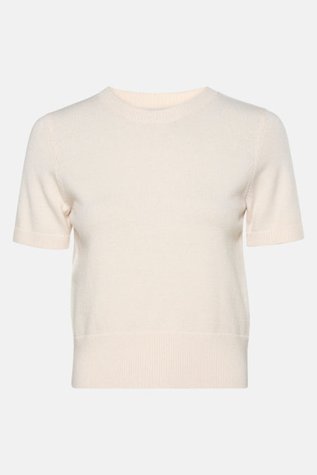 Pull à col rond - écru