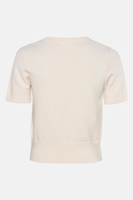 Pull à col rond - écru